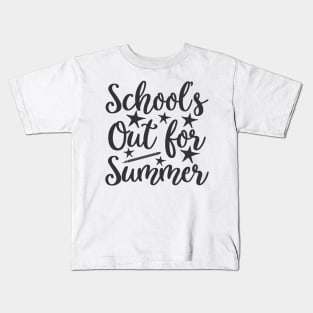 School out for summer Kids T-Shirt